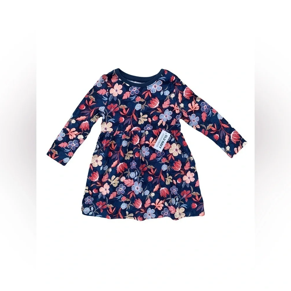 Old Navy NWT Size 18-24 Months Navy Floral Dress